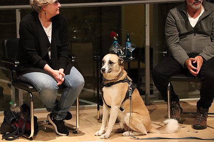 Mario Dieringer's four-legged companion Thüringer gives comfort not only today