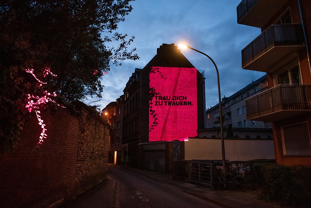 Projections in Cologne urban space