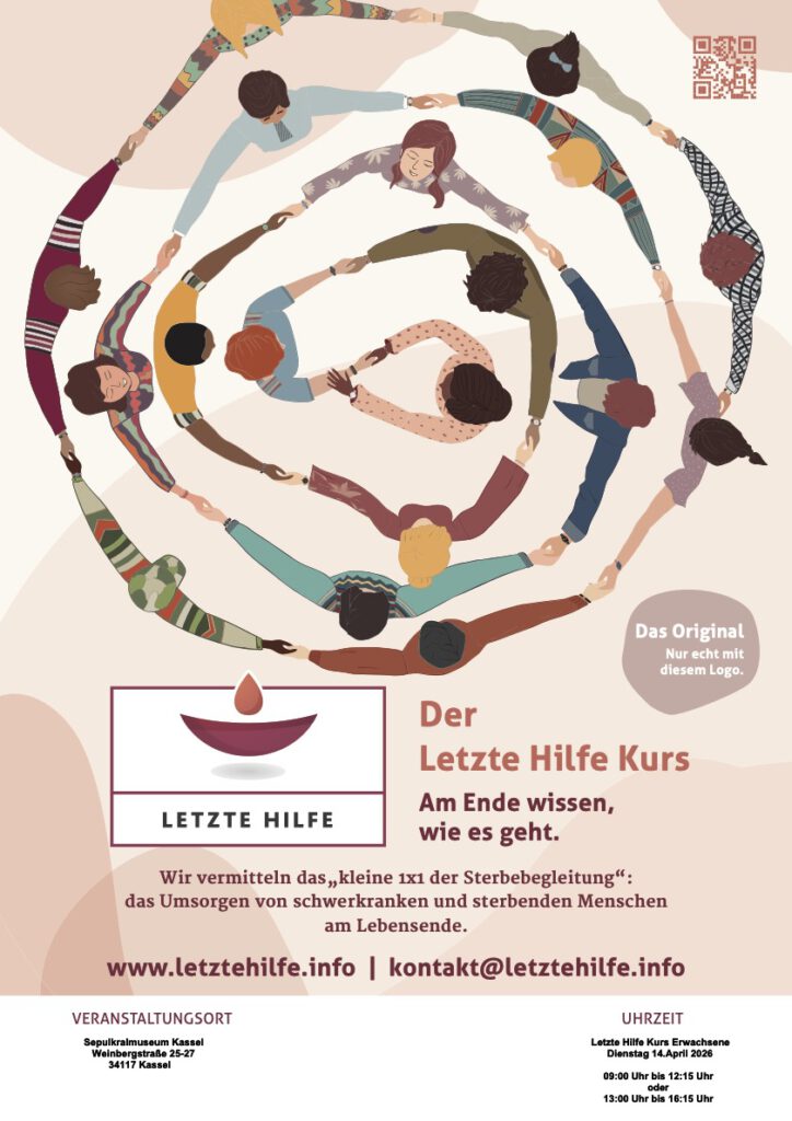 Letzte-Hilfe-Kurs im Museum für Sepulkralkultur in Kassel, 14. April 2026